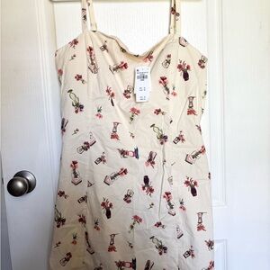 Abercrombie & Fitch Floral Mini Dress (Cream) – NWT